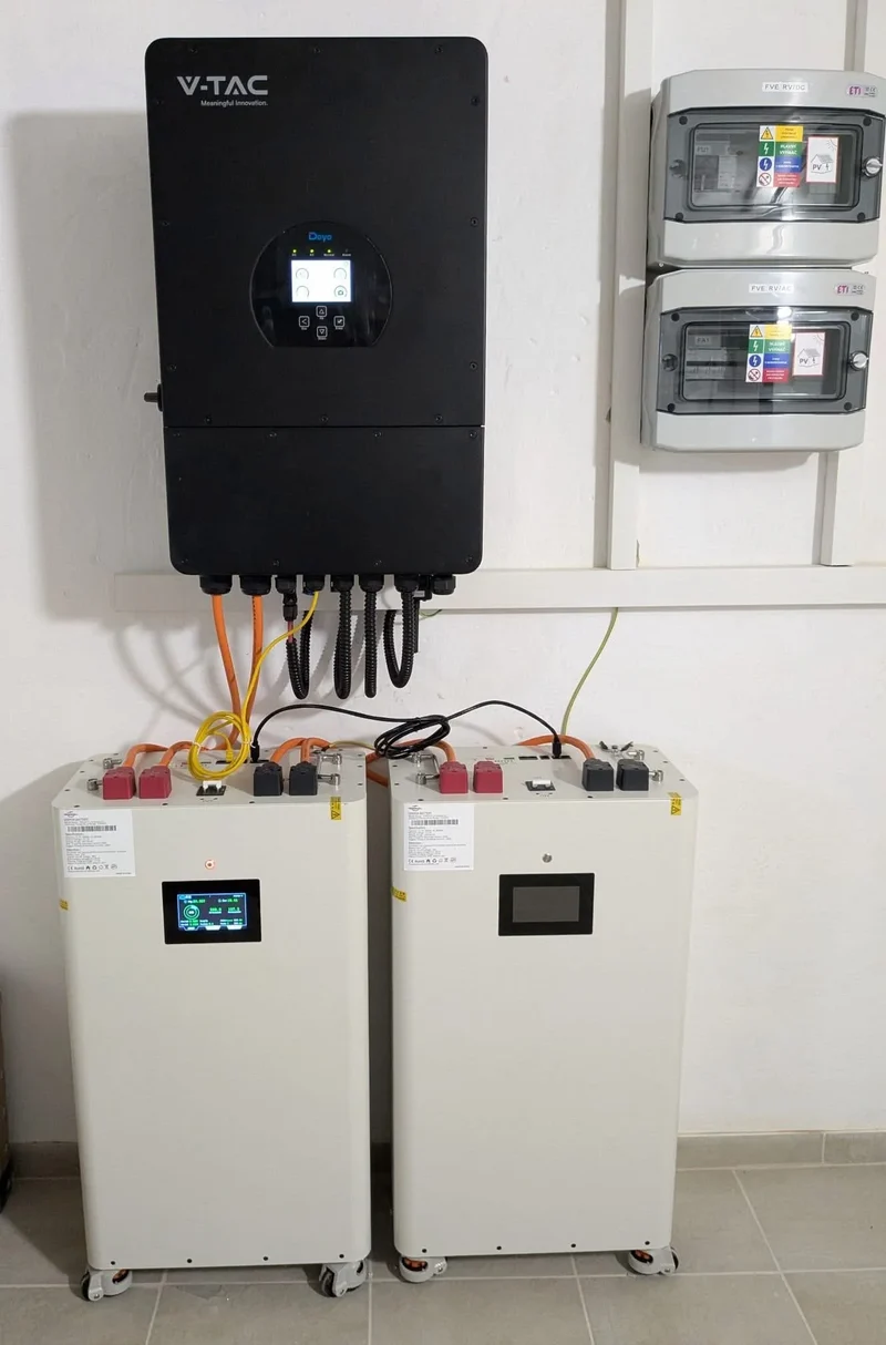 Poland Local Stock 48V 51.2V Movable Floor Standing 314Ah Lifepo4 Solar Battery with JK V19 BMS for Home Power Energy Storage