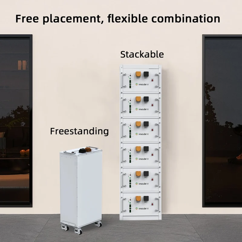 ASGOFT DIY Battery Box 48 V 280Ah 304Ah MB31 15kWh 16kWh LiFePO4 Lithium Phosphate Battery Pack DIY Battery Kits Set Metal Case