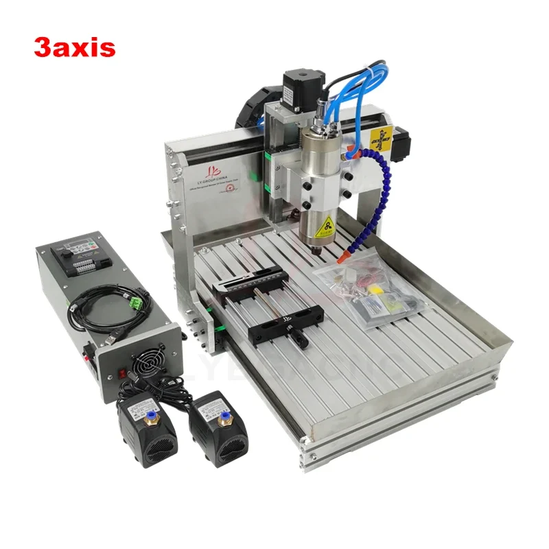 220V 2.2KW LY 3040 Water-Cooled Aluminum Engraving Machine-3 Axis Wood CNC Router Metal Engraver Milling Lather