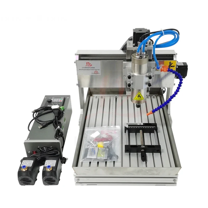 220V 2.2KW LY 3040 Water-Cooled Aluminum Engraving Machine-3 Axis Wood CNC Router Metal Engraver Milling Lather