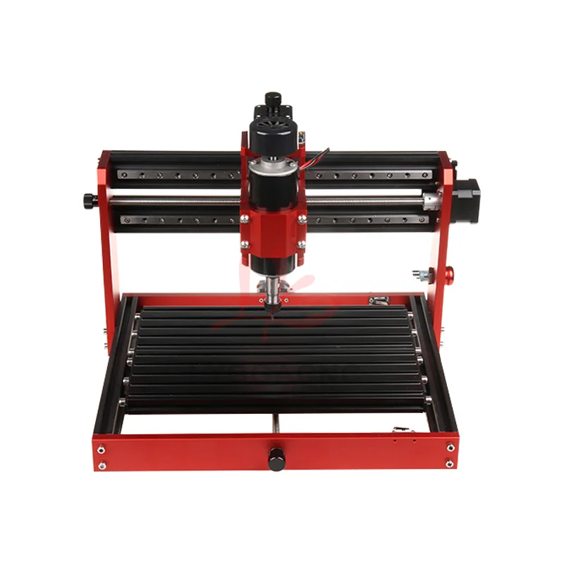 Mini CNC Engraving Cutting Machine 3020 500W Square Rails Full Metal Wood Router with Offline Controller Support Laser Module
