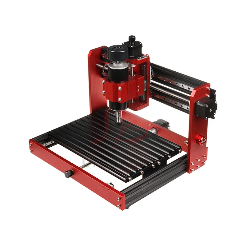 Mini CNC Engraving Cutting Machine 3020 500W Square Rails Full Metal Wood Router with Offline Controller Support Laser Module
