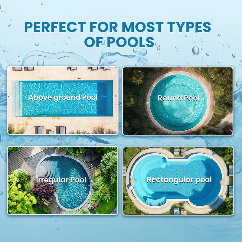 AIRROBO PC200 Cordless Swimming Pool Robot Automatic Climbing Wall Water Surface Smart Underwater Pool Robot Cleaner