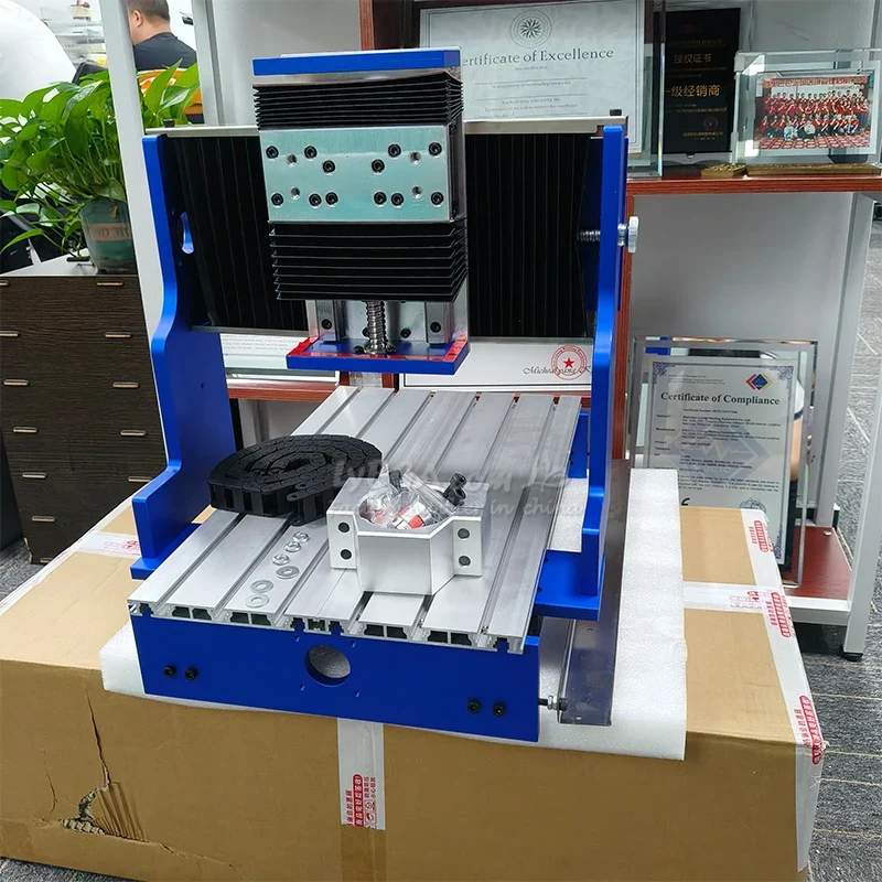 3 Axis CNC Router 3040L Metal Frame Linear Guideway PCB Milling Machine Nema23 Stepper Motor for Wood Metal Engraving Carving