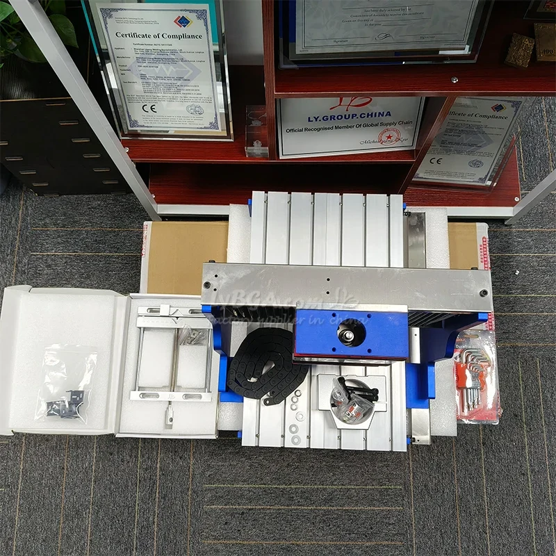 3 Axis CNC Router 3040L Metal Frame Linear Guideway PCB Milling Machine Nema23 Stepper Motor for Wood Metal Engraving Carving