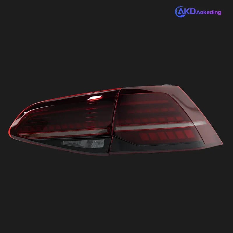 2PCS AKD Tail Lamp for VW Golf 7 Tail Light 2013-2021 Golf 7.5 Rear Fog Brake Turn Signal Automotive Accessories
