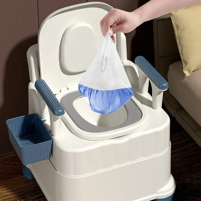 Portable Toilet Outdoor Camping Load Anti-slip Adult Children Mobile Toilet for Home Hospital Travel Plastic Toilet
