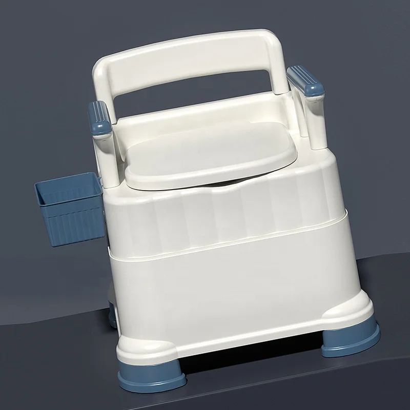 Portable Toilet Outdoor Camping Load Anti-slip Adult Children Mobile Toilet for Home Hospital Travel Plastic Toilet