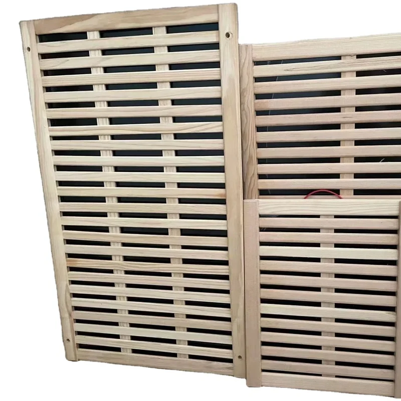 Steam Canadian Red Cedar Indoor Sauna Room OEM Custom-made One Person Sauna Heater Infrared Heating Panel