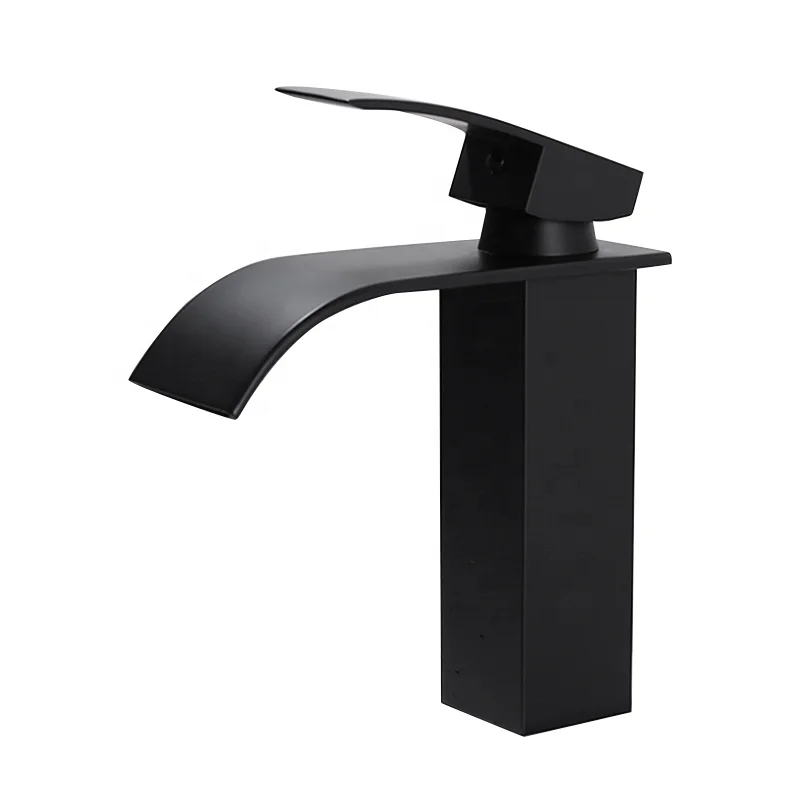 Modern Stainless Steel 304 Single-Hole Deck Cold Hot Water Basin Toilet Wash Bathroom Cabinet Hall Single Handle Metered Feature