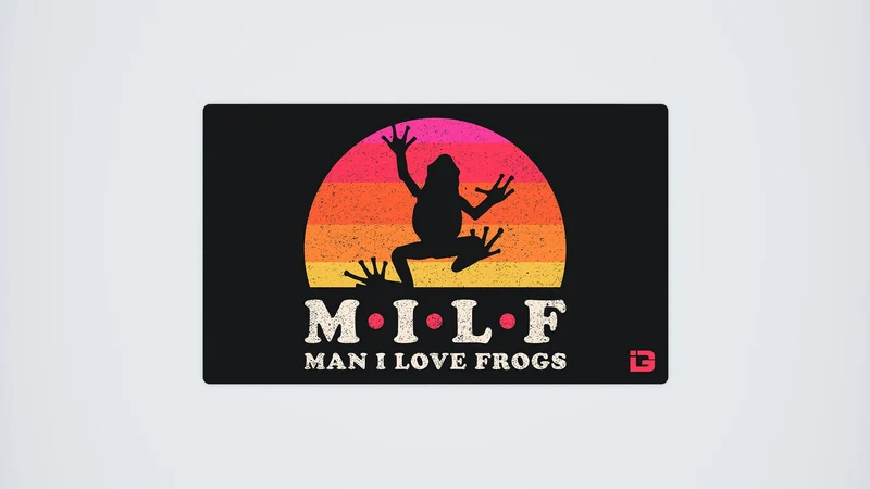 Mann, ich liebe Frösche