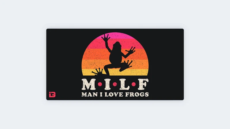 Mann, ich liebe Frösche