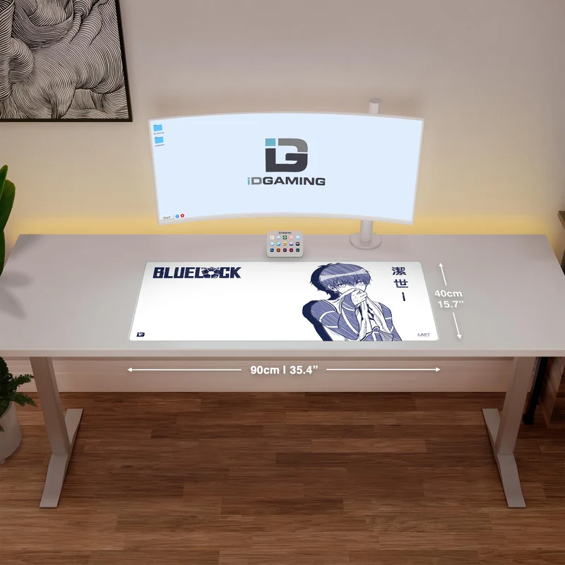 Blaue Fußballskizze
