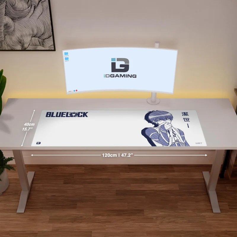 Blaue Fußballskizze