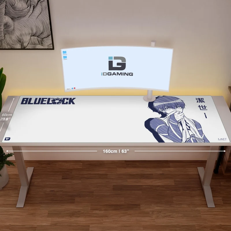 Blaue Fußballskizze