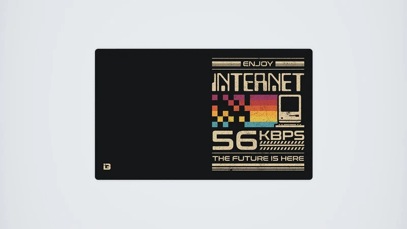 Genießen Sie Internet mit 56 Kbps