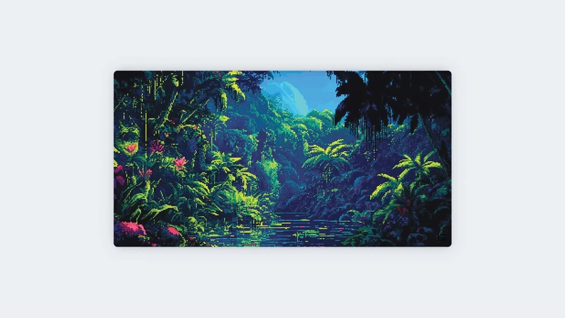 8-Bit-Regenwald