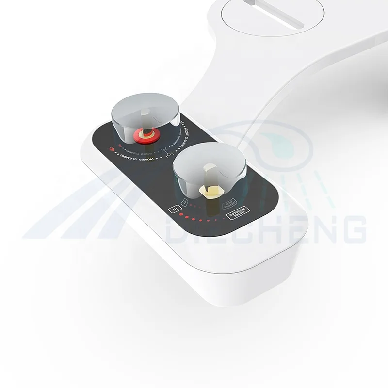 Toilet Bidet Easy to Install Non Electric Double Nozzle Fresh Water Cold Water Spray Bidet Toilet Seat Accessories