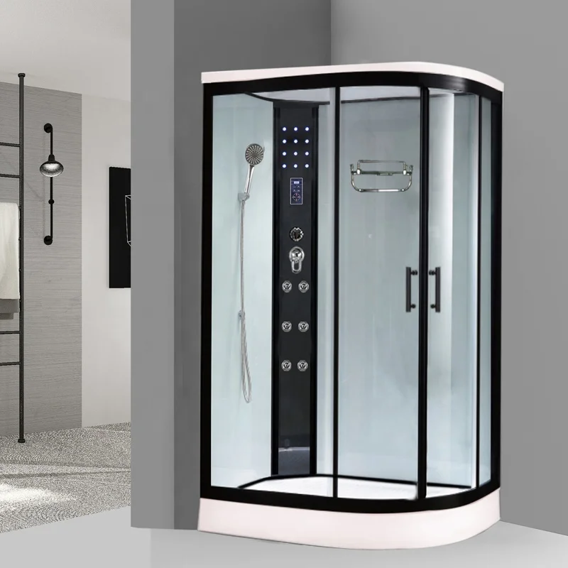 Hot Sale Cubicle Complete Enclosed Shower Room Tempered Glass Sliding Steam Shower Cabin