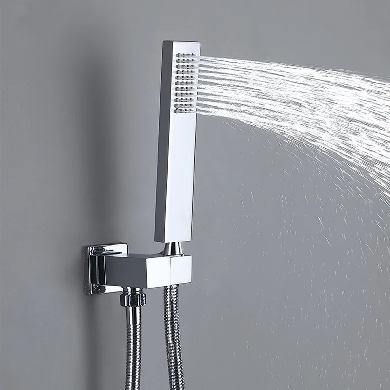 Homein Sanitary Ware, US Warehouse in Stock, Thermostatic Shower Set, Multi-function Bathroom Shower Set, Copper Material