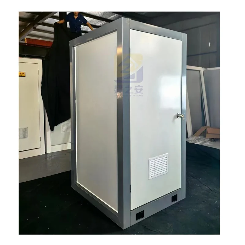 High Quality Steel Mobile Toilet Bathroom Luxury Portable Toilet Pods Public Container Use on Event