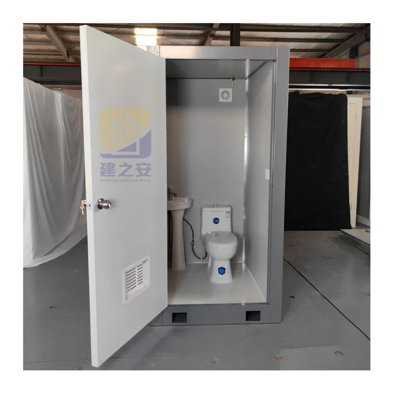 High Quality Steel Mobile Toilet Bathroom Luxury Portable Toilet Pods Public Container Use on Event