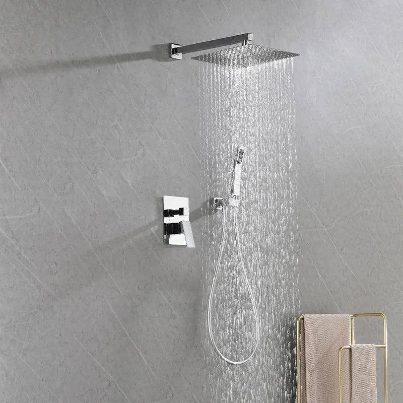 USA Free Drop Shipping America Ready Stock Shower Set System Bathroom Luxury Wall Mounted Faucet Kits 2024 Design Shower Head