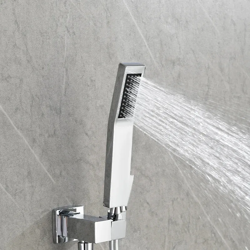 USA Free Drop Shipping America Ready Stock Shower Set System Bathroom Luxury Wall Mounted Faucet Kits 2024 Design Shower Head