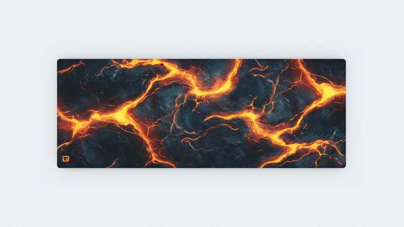 Geschmolzene Lava