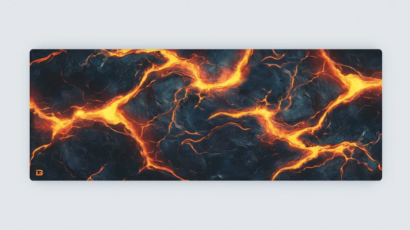 Geschmolzene Lava