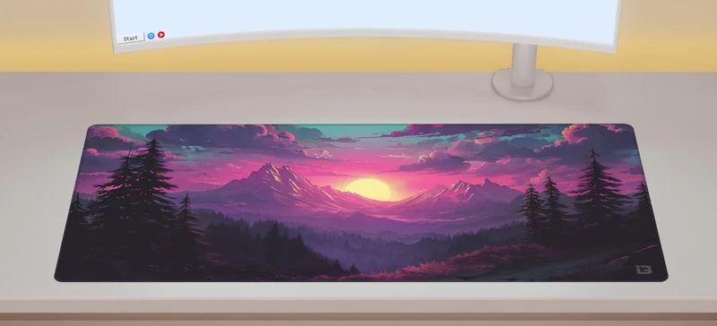 Alpensonnenuntergang
