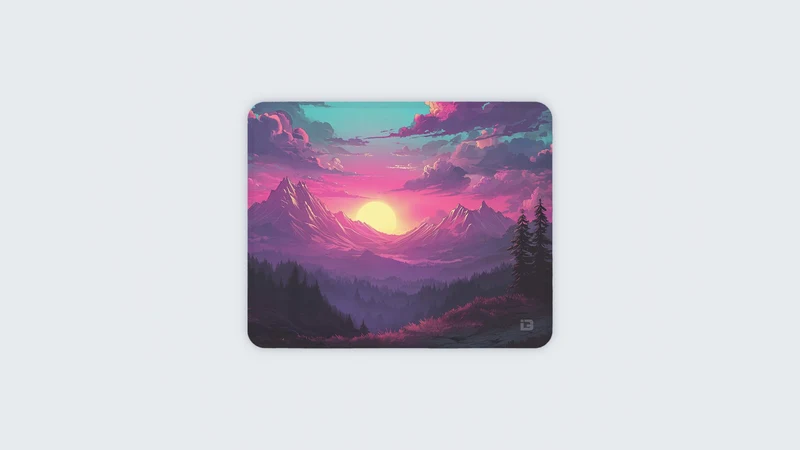Alpensonnenuntergang