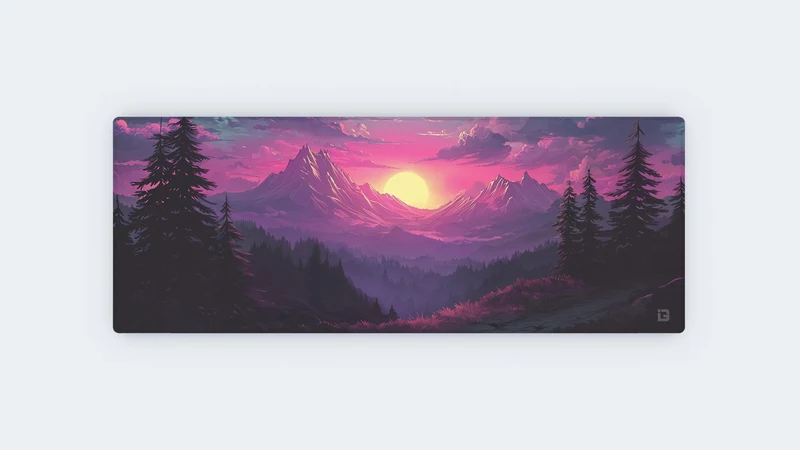 Alpensonnenuntergang