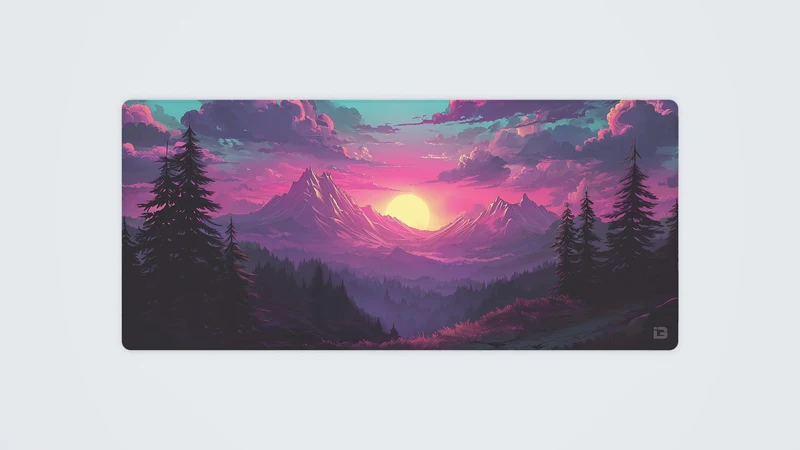Alpensonnenuntergang