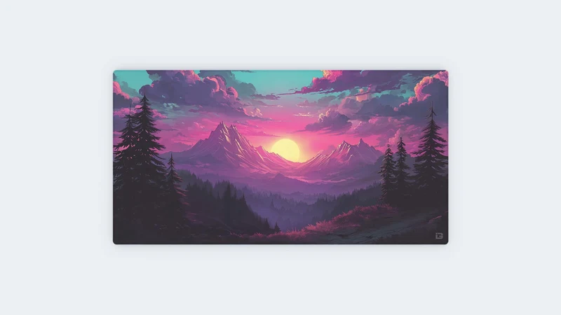 Alpensonnenuntergang