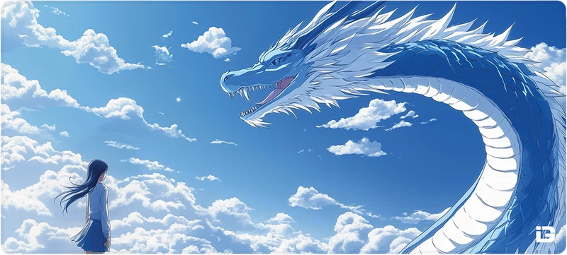 Blauer Drache