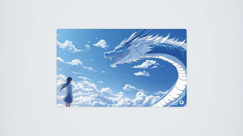 Blauer Drache
