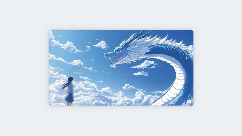 Blauer Drache
