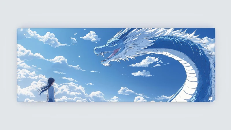 Blauer Drache