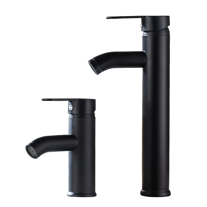 UPC Brushed Nickel Stainless Steel Bathroom Basin Faucet Tap Single Handle Cold and Hot Water Mixer Torneiras Banheiro