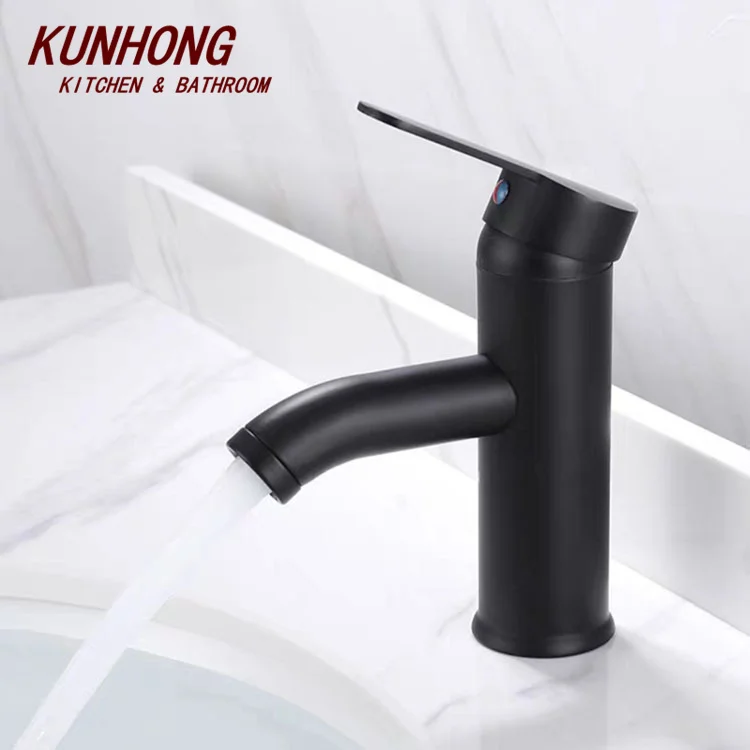 UPC Brushed Nickel Stainless Steel Bathroom Basin Faucet Tap Single Handle Cold and Hot Water Mixer Torneiras Banheiro