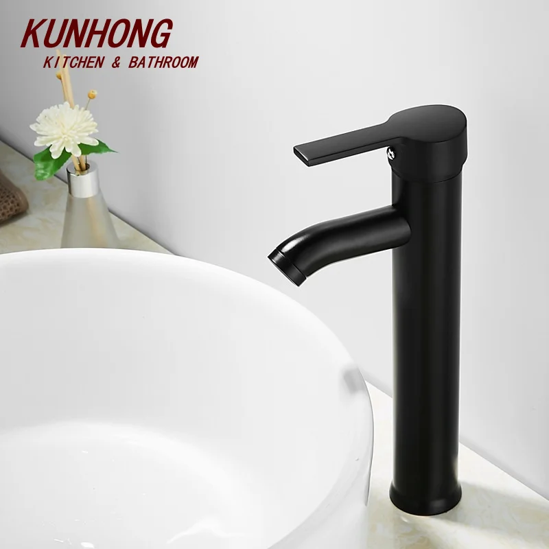 UPC Brushed Nickel Stainless Steel Bathroom Basin Faucet Tap Single Handle Cold and Hot Water Mixer Torneiras Banheiro
