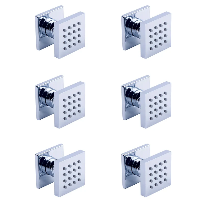 Modern Shower Massage Jets Body Sprayer 6 Pcs Bathroom SPA Wall Massage Sprayer Jet
