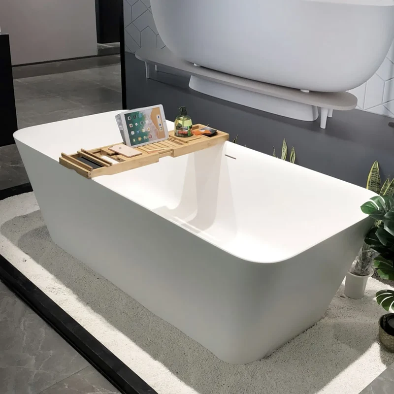 CLASIKAL Factory Direct Sales Hotel Home Independent Luxury Bathtub Material High-quality Artificial Stone Soaking Bathtub