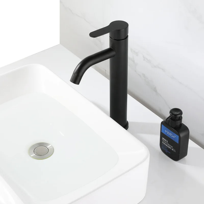 5 Years Warranty Stainless Steel 304 Basin Faucet Hot and Cold Sink Bathroom Tap Deck Mount Bath Taps and Faucets