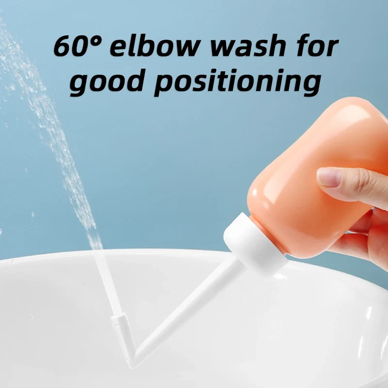 Portable Travel Bidet Toilet Seat Retractable Nozzle Eco-Friendly Feminine Care Peri Bottle 300ml Water Capacity Carry Bag