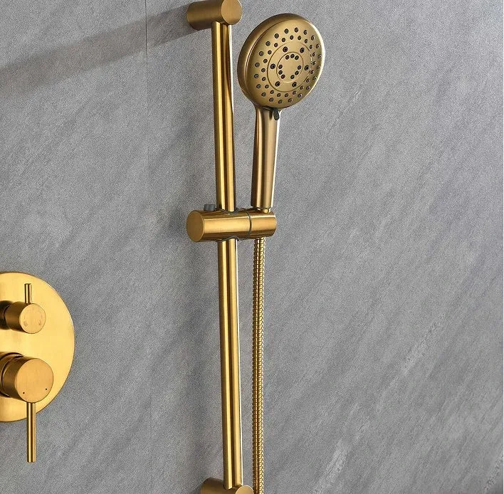 Bathroom Shower System Suit Showers Set Full Shower Faucet Bath Sets Bathtub Rain Brass Stainless Steel OEM Modern Contemporary