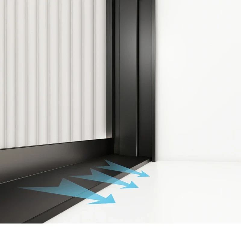 New Product Modern 6mm Tempered Glass Stainless Steel Handle Sliding Shower Door for Bathroom Shower Screen