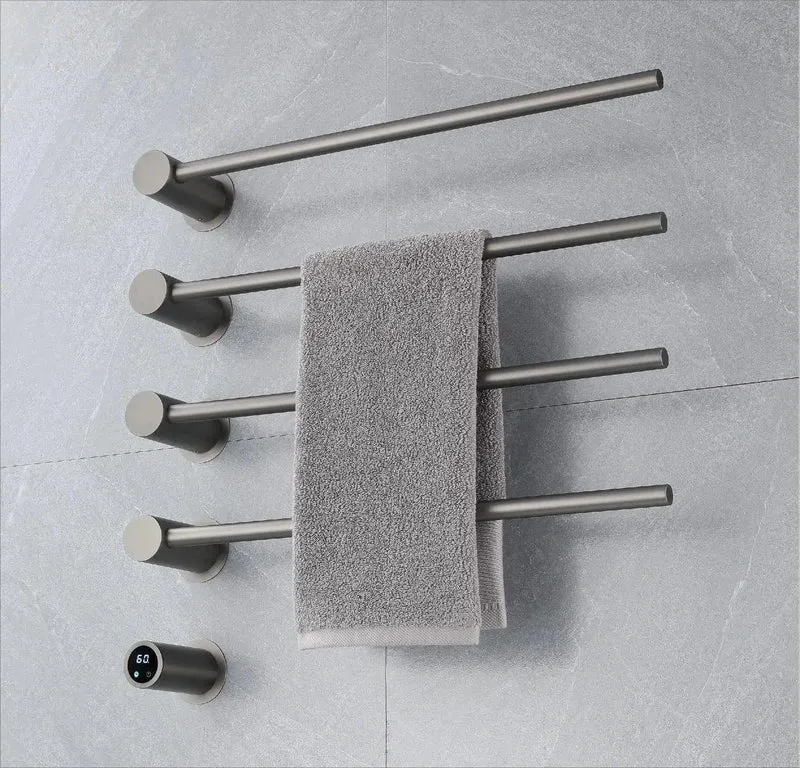 Best Selling 304 Stainless Steel Electric Heating Towel Rack Durable Modern Design 60cm Heated Rail Towel Warmer