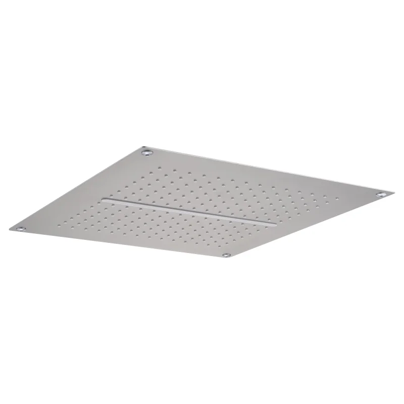 Luxury Brass Rainfall Shower Panel Rain Spa Head Polished Chrome Ceiling Faucets Diverter Ceramic Valve Core Rain Spray Pattern